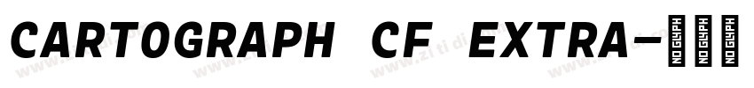 CARTOGRAPH CF EXTRA字体转换